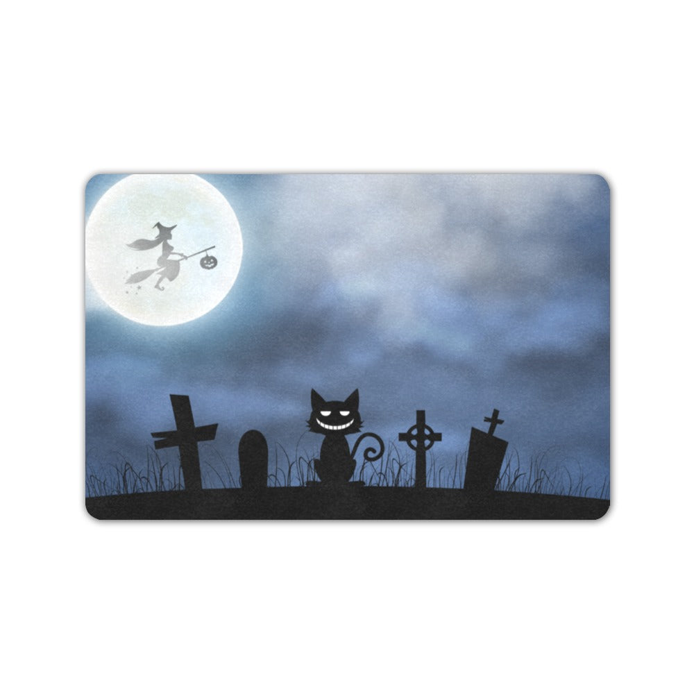 Light Slate Gray Witches Familiar | Doormat