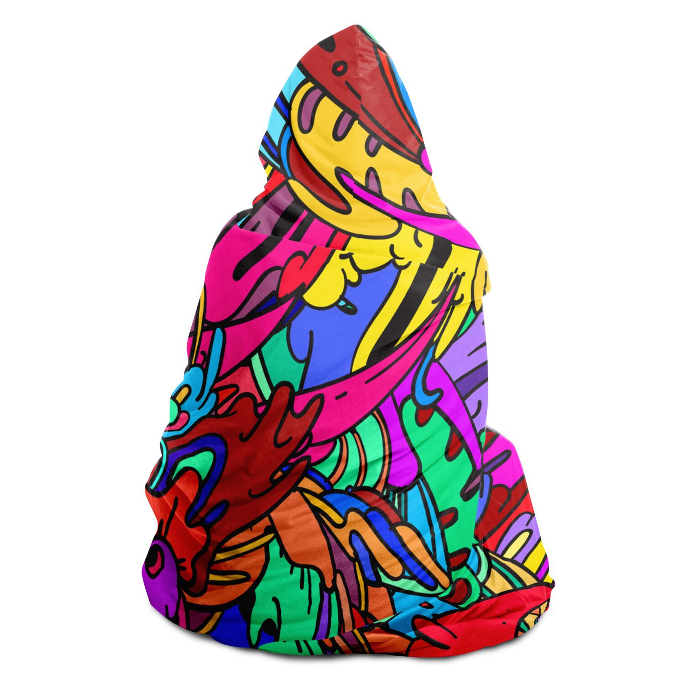 Salmon hippie 12 Hooded Blanket-Frontside-Design_Template copy