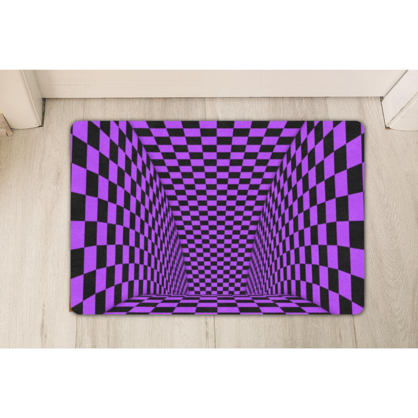 Gray Optical Illusion 1 | Doormat