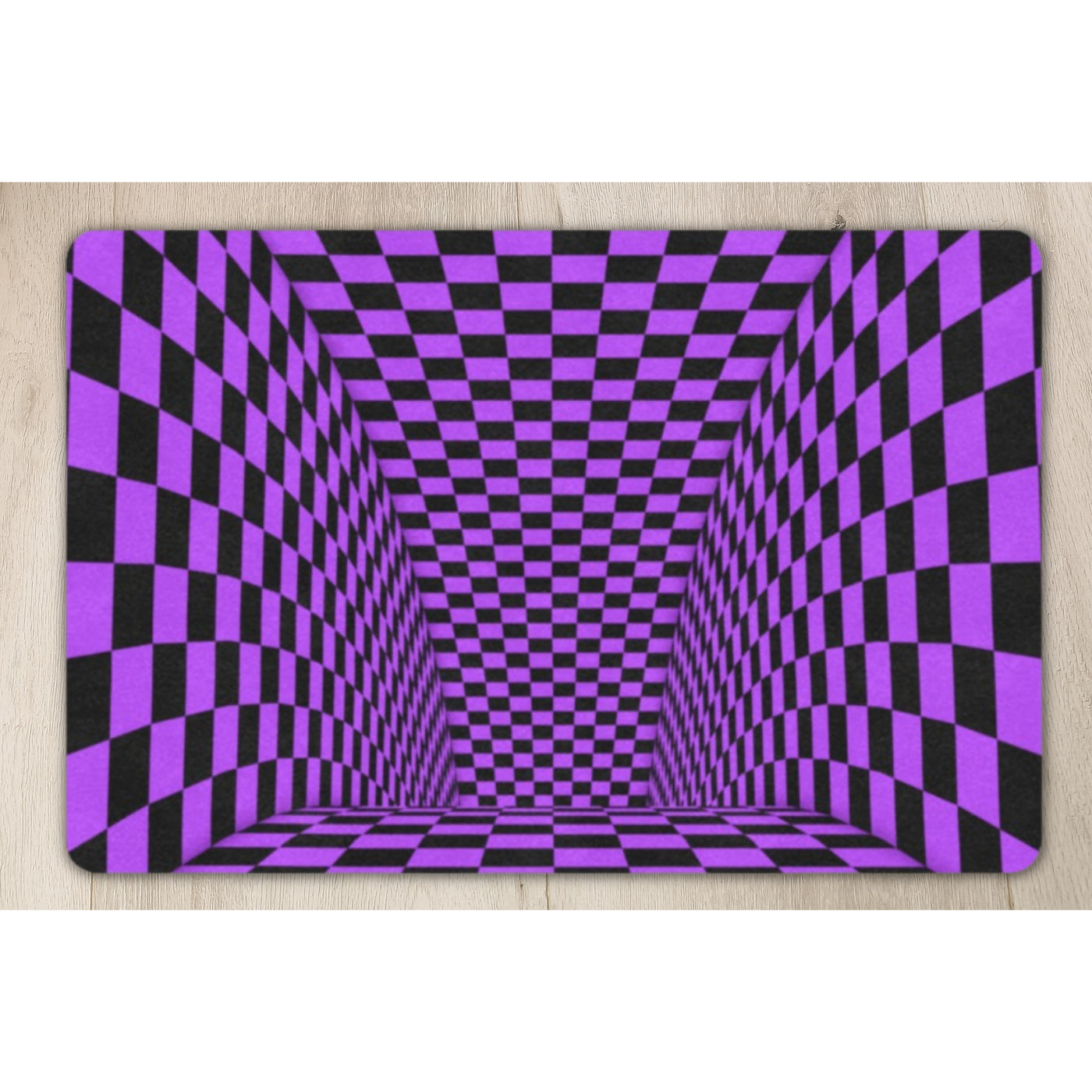 Medium Orchid Optical Illusion 1 | Doormat