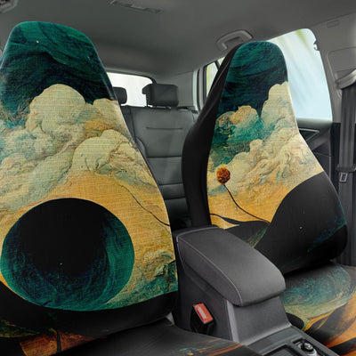Dark Slate Gray Abstract Art 3 | Car Seat Covers
