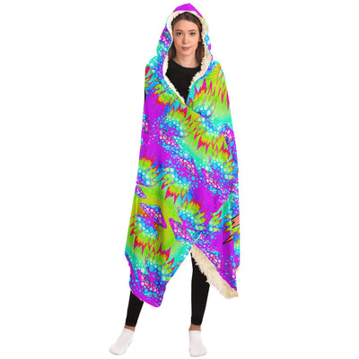 Gray hippie 18 Hooded Blanket-Frontside-Design_Template copy