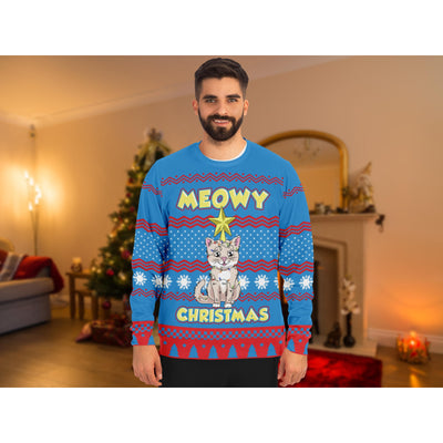 Chocolate Meowy Christmas | Ugly Xmas Sweater