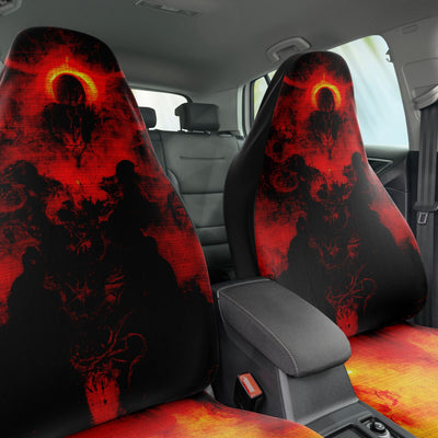 Dark Slate Gray Lake Of Fire Gothic Horror | Car Seat Covers