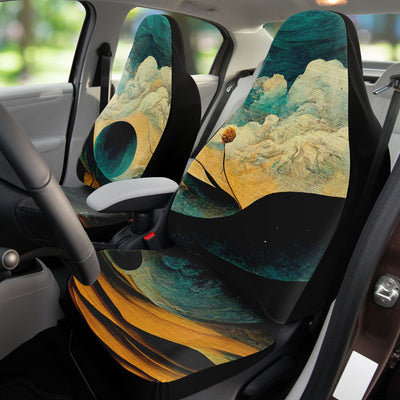 Tan Abstract Art 3 | Car Seat Covers