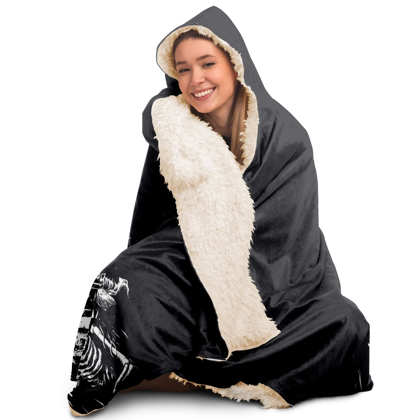 Light Gray witchy 25 Hooded Blanket-Frontside-Design_Template copy