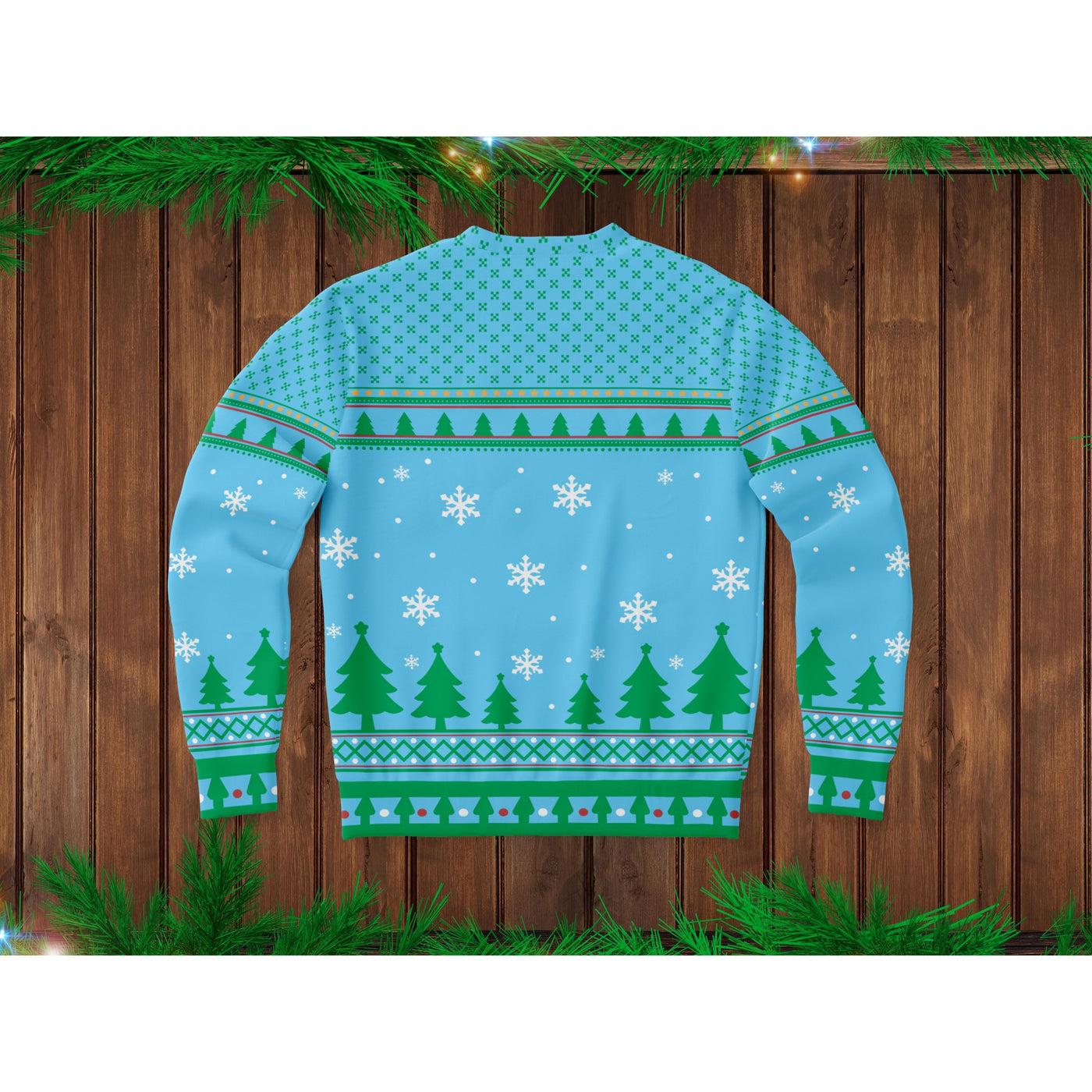 Dark Olive Green I Have A Big Package | Ugly Xmas Sweater