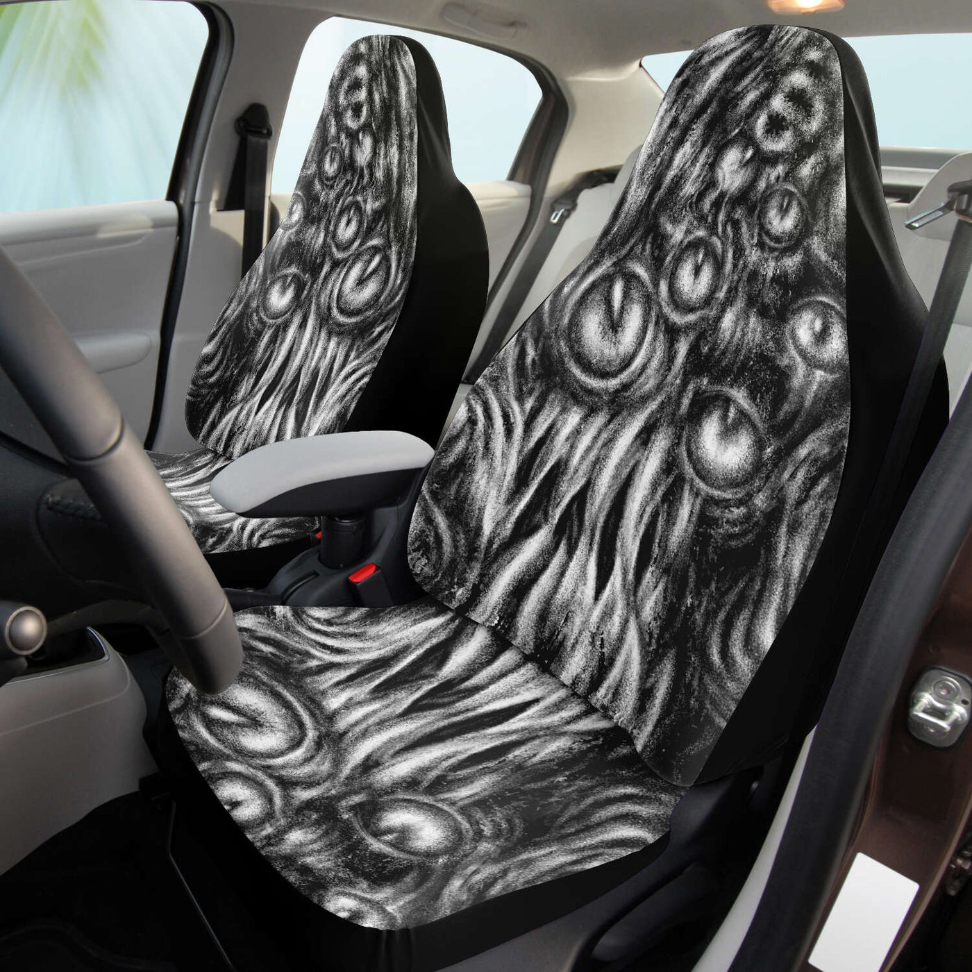 Dark Slate Gray Eye Monster | Car Seat Covers