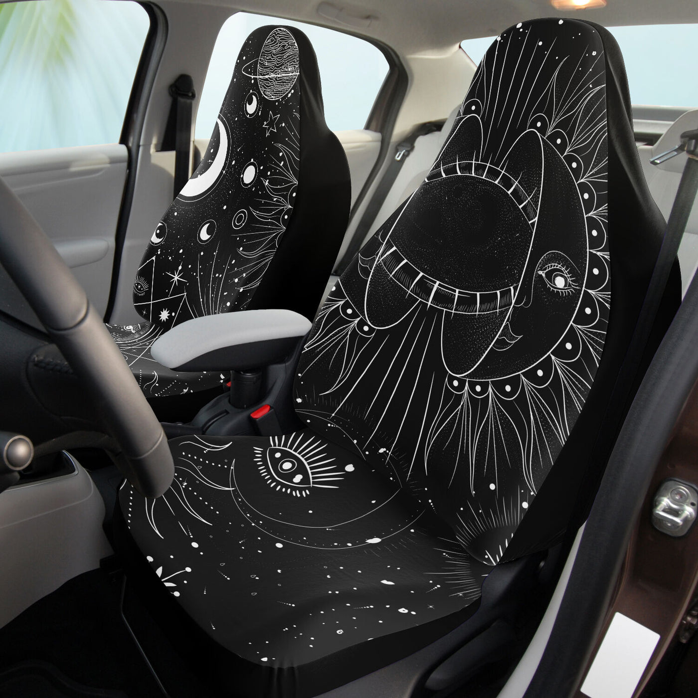 Black Celestial 6 | Car Seat Covers