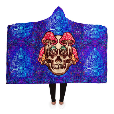 Midnight Blue hippie 20 Hooded Blanket-Frontside-Design_Template copy