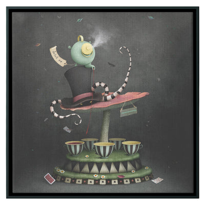 Alice Tea Party | Framed Canvas Print