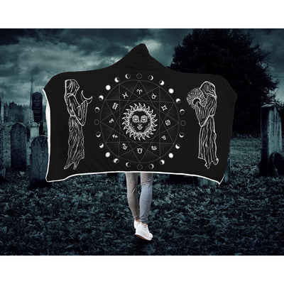 Black witchy 1 Hooded Blanket-Frontside-Design_Template copy