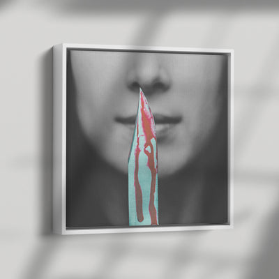 Blood Lust 1 | Framed Canvas Print