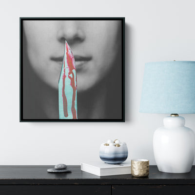 Blood Lust 1 | Framed Canvas Print
