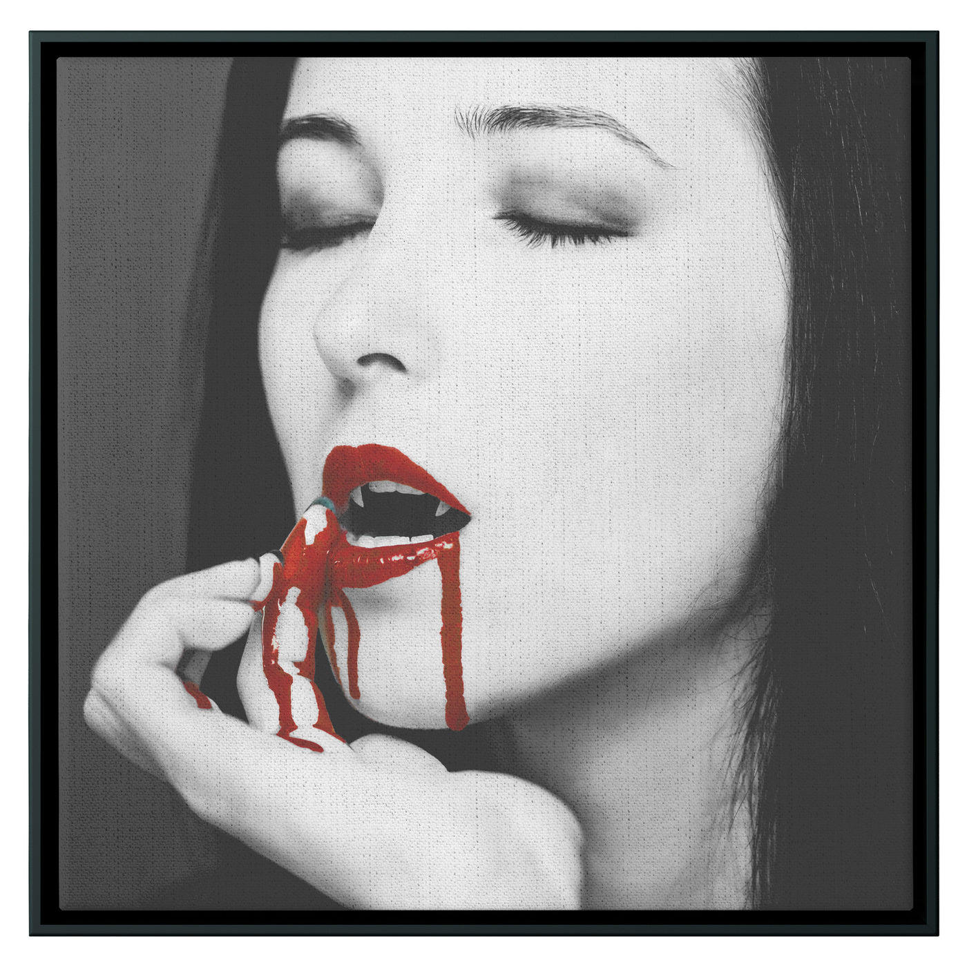 Blood Lust 2 | Framed Canvas Print