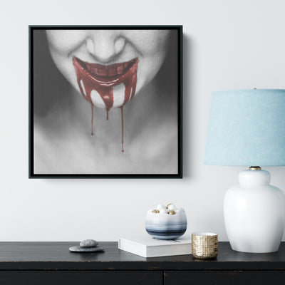 Blood Lust 4 | Framed Canvas Print