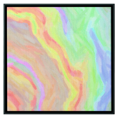 Calming Abstract Office Art 5 | Framed Canvas Print