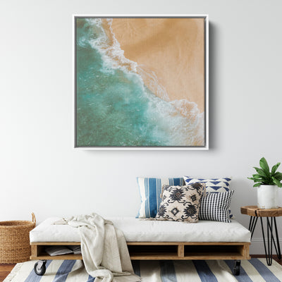 Calming Abstract Office Art 6 | Framed Canvas Print