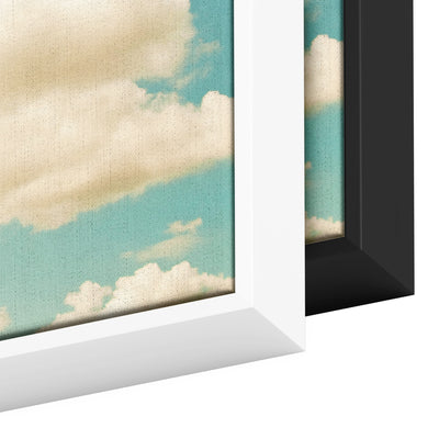 Calming Pastel Sky | Framed Canvas Print