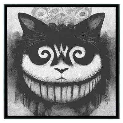 Cheshire Smile | Canvas Framed Print