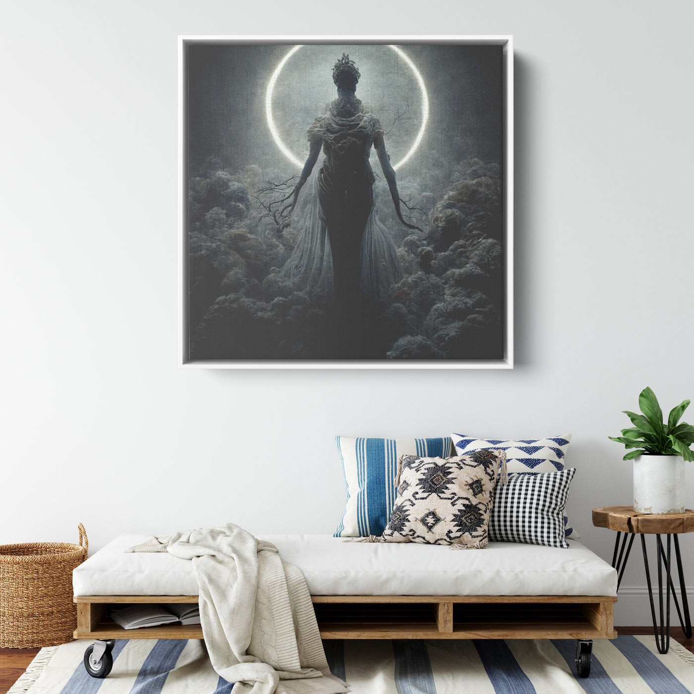 Dark Goddess | Framed Canvas Print