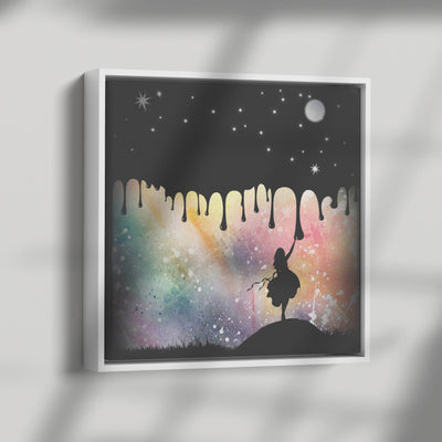 Fantasy Silhouette 1 | Framed Canvas Print