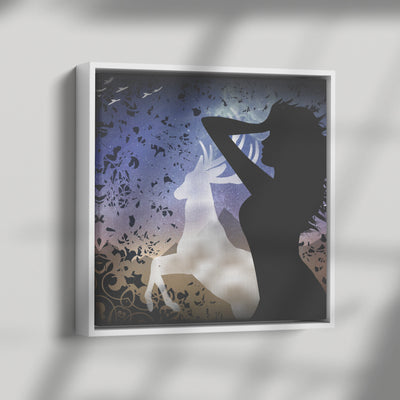 Fantasy Silhouette 4 | Framed Canvas Print