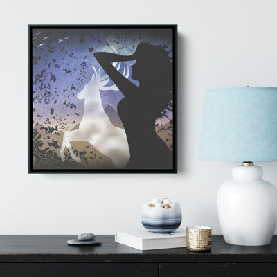 Fantasy Silhouette 4 | Framed Canvas Print