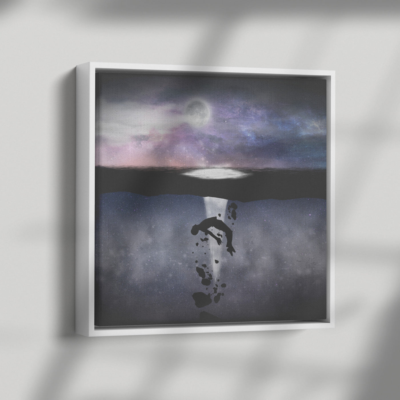 Fantasy Silhouette 5 | Framed Canvas Print