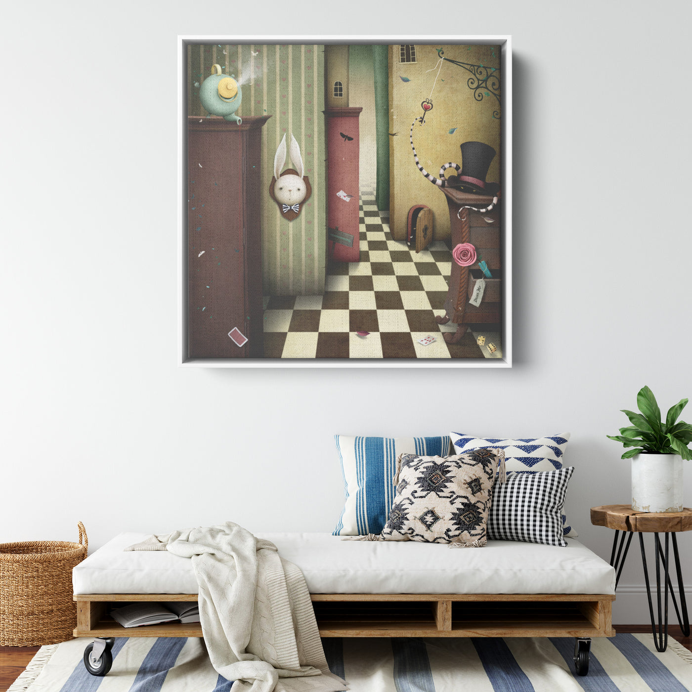 Hatters House | Framed Canvas Print