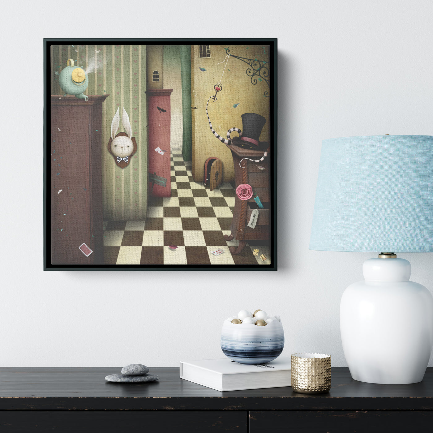 Hatters House | Framed Canvas Print