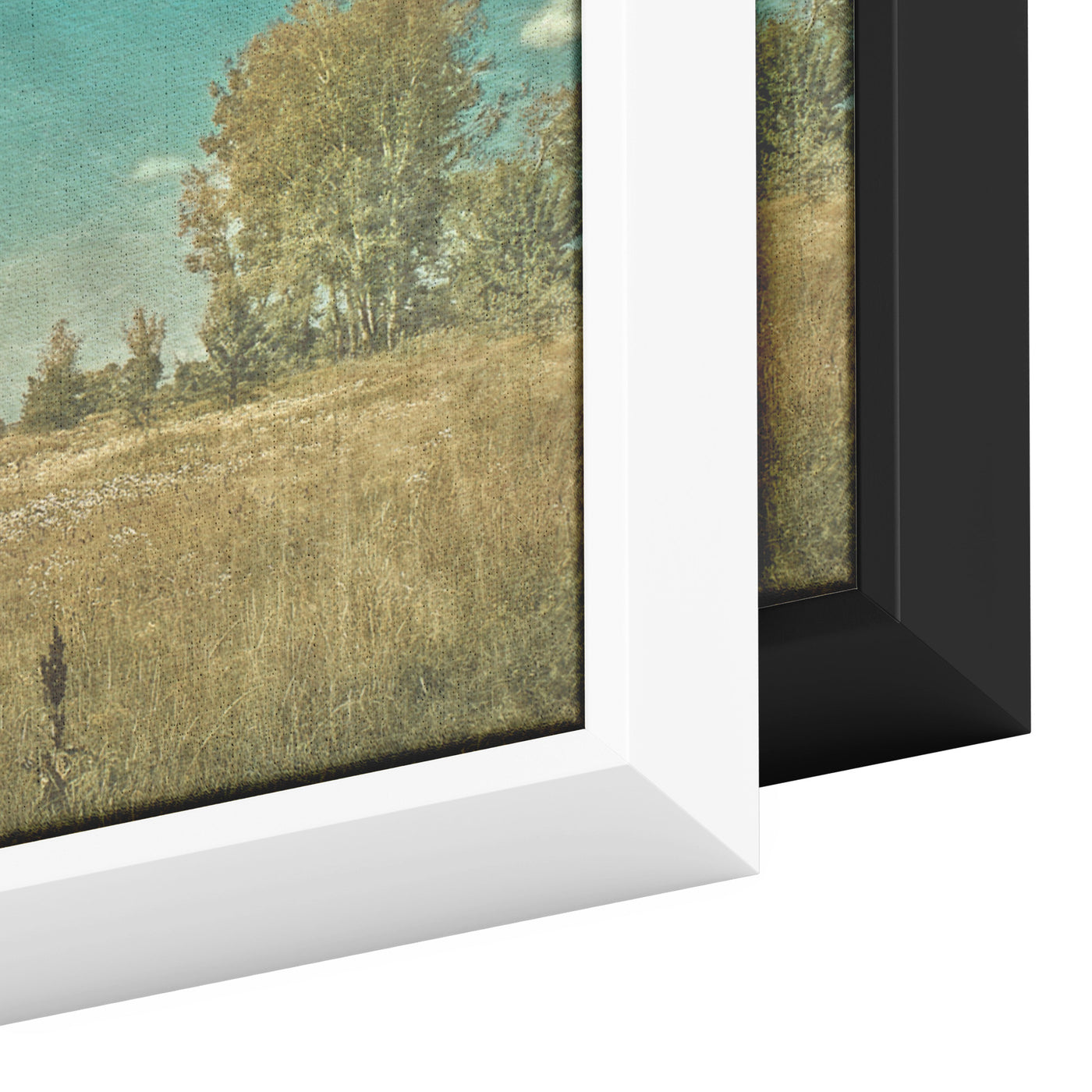 Retro Styled Outdoors | Framed Canvas Print