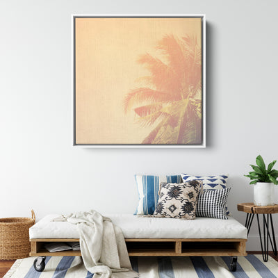 Sepia Sunset | Framed Canvas Print