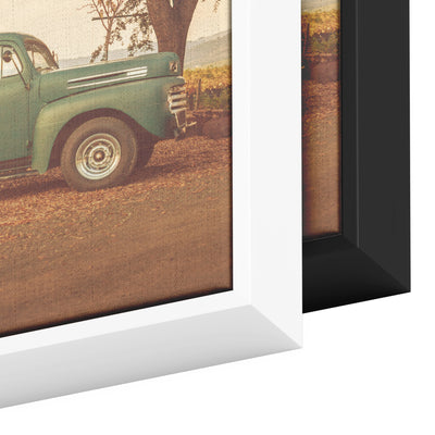 Vintage Pickup Truck | Framed Canvas Print