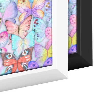 Watercolor Butterflies 1 | Framed Canvas Print