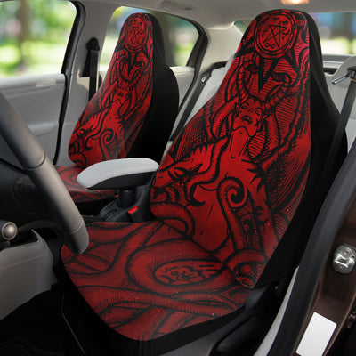 Black Lilith Red Gothic Demon | Car Seat Covers