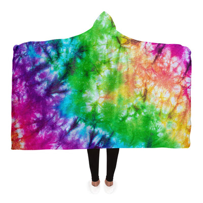 Tan tie dye 1 Hooded Blanket-Frontside-Design_Template copy