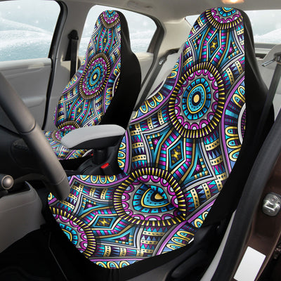 Gray Tribal Line Art 1 | Car Seat Covers