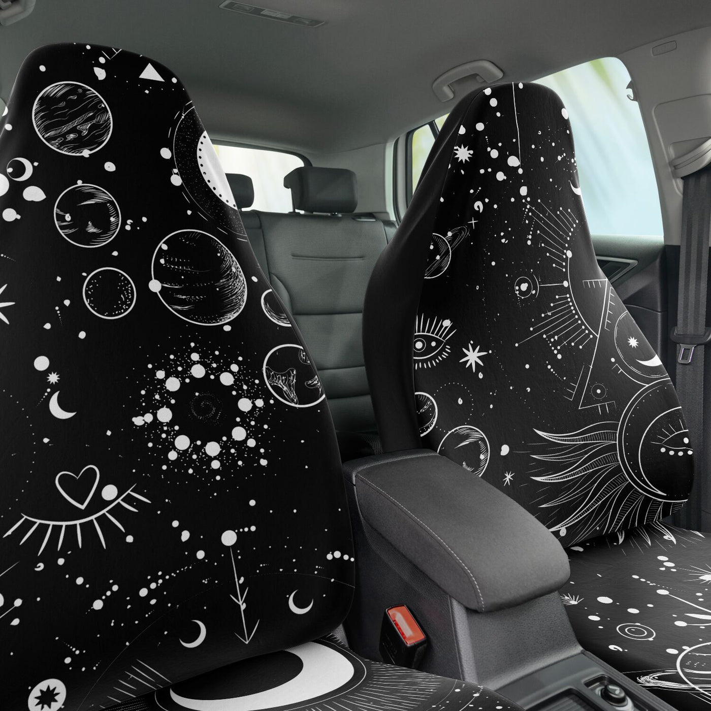 Black Celestial 12 | Car Seat Covers