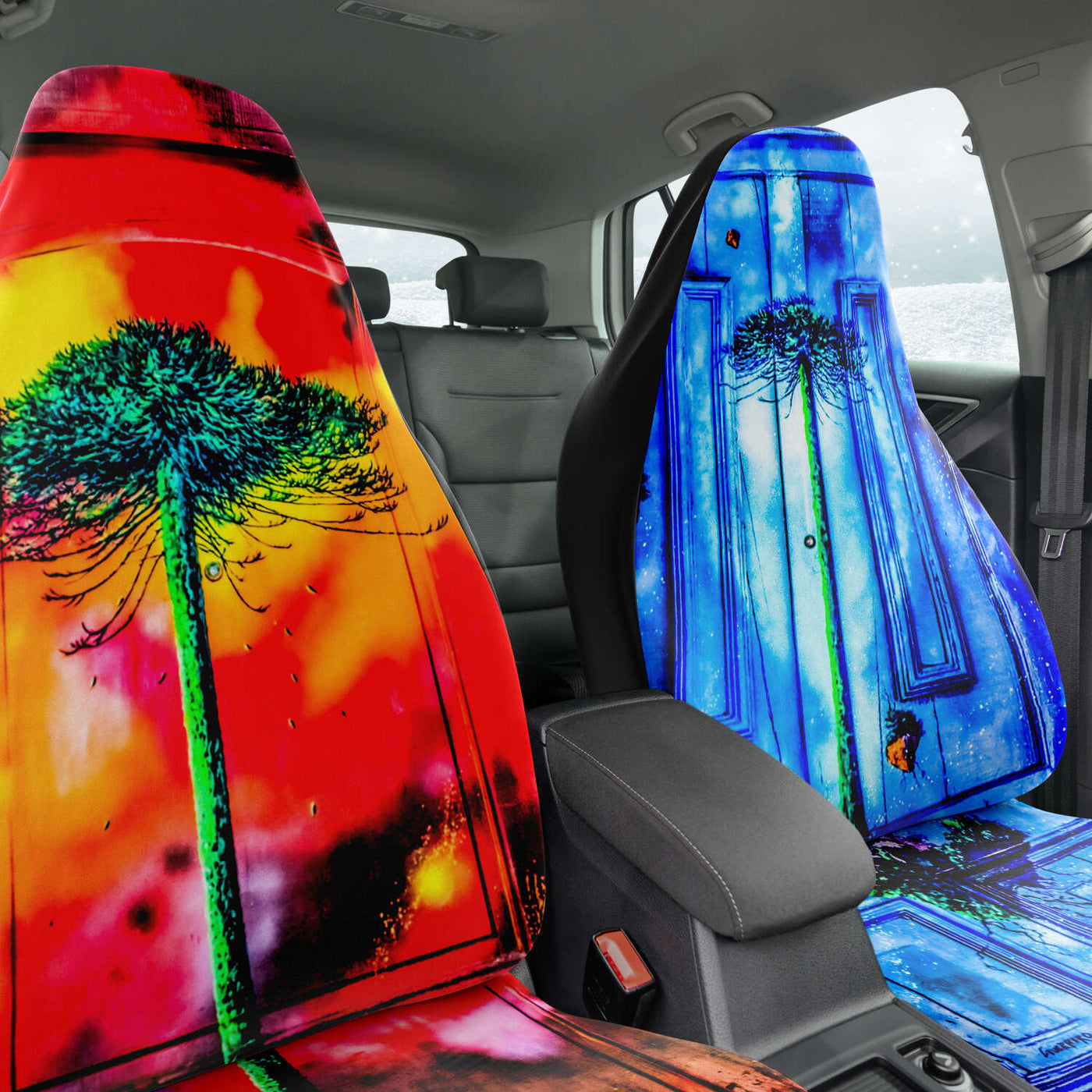 Chocolate Doors To Another World | Car Seat Covers