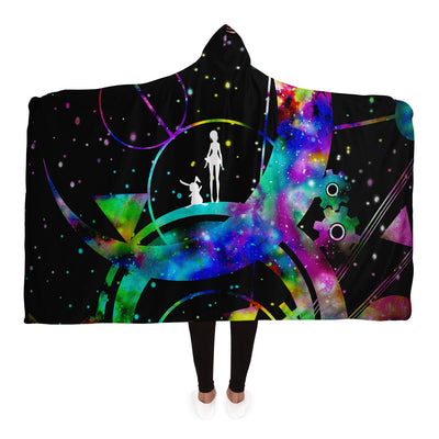 Black starry 4 Hooded Blanket-Frontside-Design_Template copy