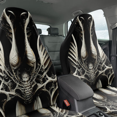 Dark Slate Gray Thone Of Bones 4 Gothic | Car Seat Covers
