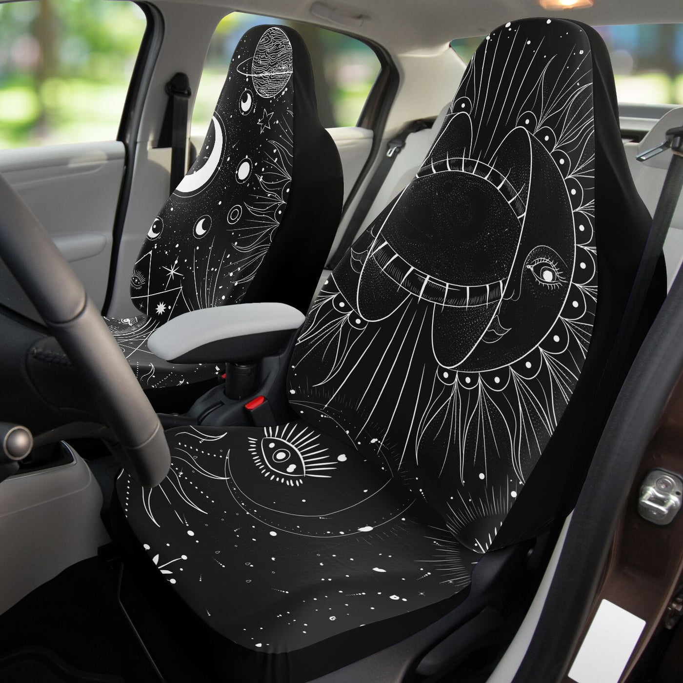Black Celestial 6 | Car Seat Covers