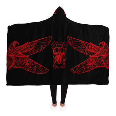 Black egyptian 4 Hooded Blanket-Frontside-Design_Template copy