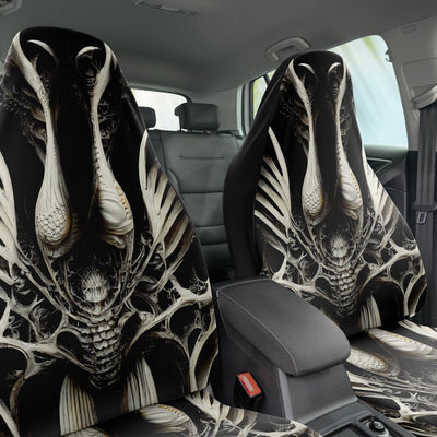 Dark Slate Gray Thone Of Bones 4 Gothic | Car Seat Covers