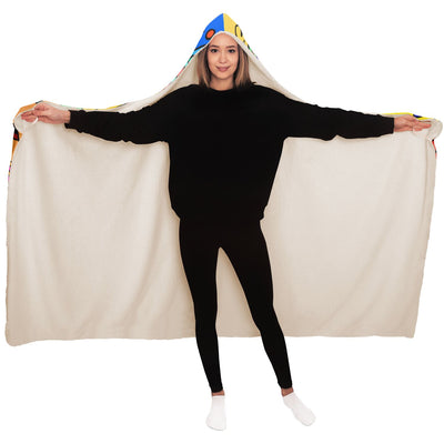 Black hippie 11 Hooded Blanket-Frontside-Design_Template copy