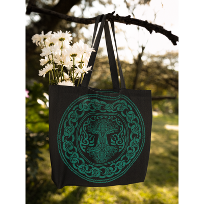 Tan Celtic Tree Of Life | Tote Bag
