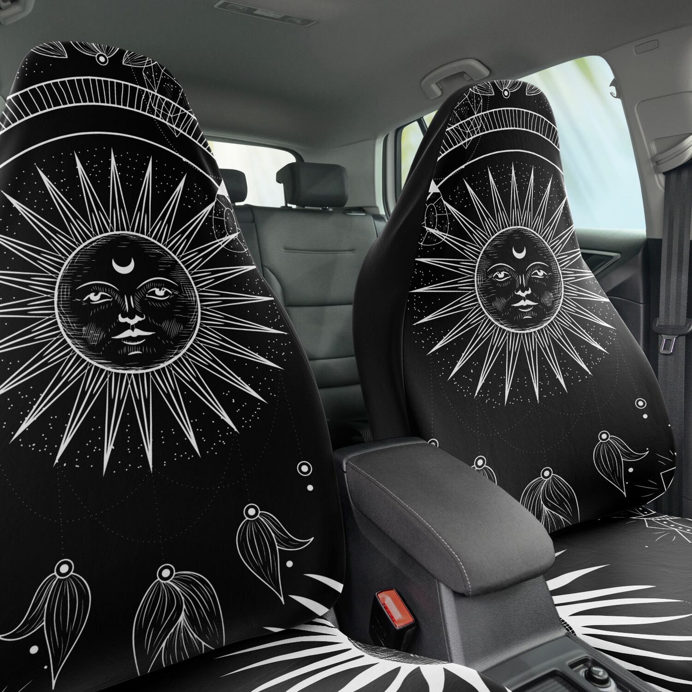 Dark Slate Gray Celestial 1 | Car Seat Covers