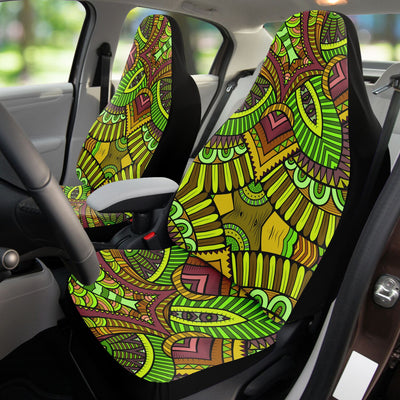 Black Tribal Line Art 5 | Car Seat Covers