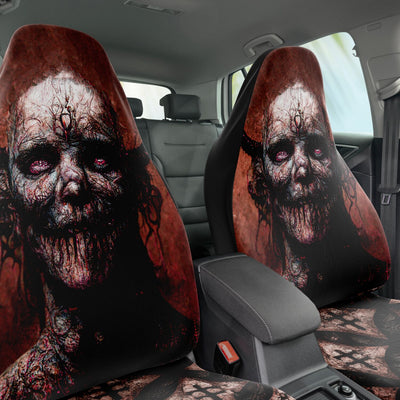 Dark Slate Gray Demonic Horror Art | Car Seat Covers